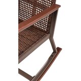 Garden Pleasure Tamno smeđa drvena stolica za ljuljanje sa stolom Sinaloa - | shoptok.hr