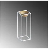 Dekorativna saksija GED-021-C, 60 cm, O 20 cm,, Bijela