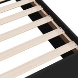  Okvir kreveta crni 120 x 200 cm od konstruiranog drva | shoptok.hr