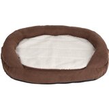 zooplus Pasja postelja Memory ovalna, rjava - D 117 x Š 72 x V 24 cm Cene