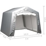  Skladišni šator 300 x 300 cm čelični sivi | shoptok.hr