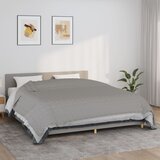 vidaXL Obtežena odeja siva 235x290 cm 15 kg blago | Shoptok.si