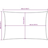  Jedro protiv sunca od tkanine Oxford pravokutno 2 x 5 m žuto | shoptok.hr