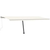  Tenda na ručno uvlačenje s LED svjetlima 600 x 300 cm krem | shoptok.hr
