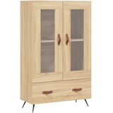  Visoka komoda boja hrasta 69,5 x 31 x 115 cm konstruirano drvo | shoptok.hr