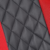 XORA GAMING STOL kovina, umetna masa, tekstil rdeča, črna | Shoptok.si