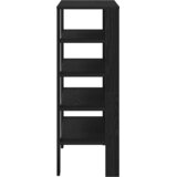  Stalak za cipele crni 61x32x87,5 cm od konstruiranog drva | shoptok.hr