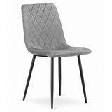  Stolica TURIN - svijetlo sivi baršun x 3 | shoptok.hr