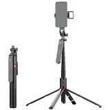 BLAVEC Selfie Stick Aluminium Fusion P08 tronožac + daljinski upravljač + 1 lampa - 220 cm -crni | shoptok.hr