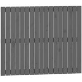  Zidno uzglavlje sivo 108 x 3 x 90 cm od masivne borovine | shoptok.hr