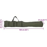  Torba za štap za pecanje tamnozelena 160 cm od tkanine Oxford | shoptok.hr