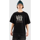 Empyre The Cooler Older Sibling Boxy T-shirt black contrast stitch Cene