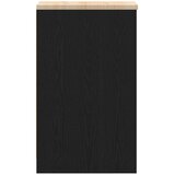  Garažni ormar za odlaganje crni 30x51x85 cm masivne borovine | shoptok.hr