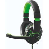 Esperanza Slušalice sa mikrofonom ESPERANZA CROW, gaming, green, volume control, EGH330G | Eponuda.ba