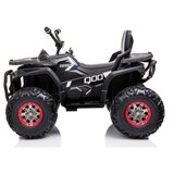 Lean_Toys Otroški baterijski štirikolesnik XMX607 Črna lea | Shoptok.si