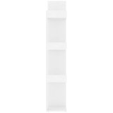 Ormarić za knjige bijeli 86 x 25,5 x 140 cm konstruirano drvo | shoptok.hr