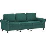  4-dijelni set sofa s jastucima tamnozeleni baršunasti | shoptok.hr