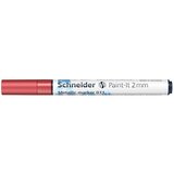 Schneider Flomaster Paint-It metalik marker 011, 2 mm, crveni | shoptok.hr