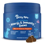 Senior Allergy & Immunity priboljški z lososom - 90 žvečilnih tablet