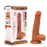 Dildo Double Layer Brown (8,3)