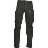 G-star Raw Hlače cargo Rovic zip 3d regular tapered Siva