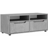 Maison Chic TV omarica - TV enota - Televizijska omarica VISNES Betonsko siva 100x40x38 cm Inženirski les, (21698901) Cene