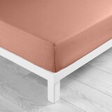 Douceur d intérieur Pamučna plahta s gumom u boji lososa 180x200 cm Lina – | shoptok.hr
