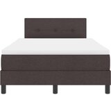  Postelja z vzmetnico z vzmetnico Temno rjava 120 x 200 cm blago, (5000128348) | Shoptok.si