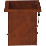  Vrtna posuda za sadnju s LED svjetlom Rđa 30 x 30 x 30 cm | shoptok.hr