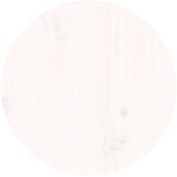 vidaXL Stolić za kavu bijeli Ø 35x35 cm od masivne borovine | shoptok.hr