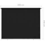  Vanjska roleta za zamračivanje 300 x 230 cm crna | Shoptok.si