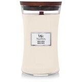 WoodWick Mirišljava sveća Vanila Musk, L, Bež Cene