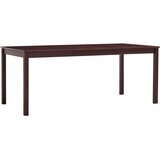  Blagavaonski stol tamnosmeđi 180 x 90 x 73 cm od borovine | shoptok.hr