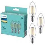 Philips set 3x led sijalica B35 E14/4,3W/230V 2700K | Eponuda.com