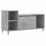 Maison Chic TV omarica - TV stojalo - Televizijska omarica betonsko siva 100x35x55 cm inženirski les, (21699378) | Shoptok.si