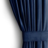 AmeliaHome Curtain VELVET color indigo style classic tape type of material - textiles velvet 140x270 | shoptok.hr