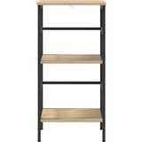 vidaXL Knjižna polica Sonoma hrast 40 x 29,5 x 81 cm Konstruiran les | Shoptok.si