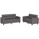  2-dijelni set sofa s jastucima sivi od umjetne kože | shoptok.hr