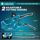 LIBRATON rezalnik PVC cevi 63 mm z rezilom | Shoptok.si