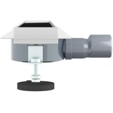  Odvod za tuš s staklenim poklopcem i 360° sifonom Crna 60 cm | shoptok.hr