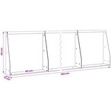  Zid za zadržavanje 4 kom. 40 x 12 x 40 cm Otporni čelik Rđa | shoptok.hr