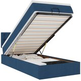  Otomanski krevet s madracem i LED plavi 90x200 cm tkanine | shoptok.hr