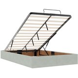 vidaXL Otomanski posteljni okvir z vzmetnicami siv 120x190cm žamet | Shoptok.si