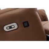 Livetastic MASAŽNI STOL, rjava tekstil, usnje | Shoptok.si