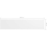 Balkonski zastor bijeli 90 x 400 cm od tkanine Oxford | shoptok.hr