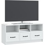 TV ormar s ladicama Bijela 102 x 34,5 x 47 cm Konstruirano drvo | Shoptok.si