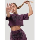 GymBeam Ženska Cropped majica Abyss Raisin L | Eponuda.ba
