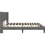  Okvir za krevet Tamno siva 180 x 200 cm Baršun - 180 x 200 cm | shoptok.hr