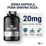 Basic Supplements Cink Bisglicinat 20 mg – 100 kapsula | Eponuda.com