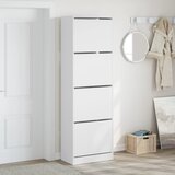 Ormarić za cipele s 4 preklopne ladice bijeli 60x34x187,5 cm | Eponuda.ba